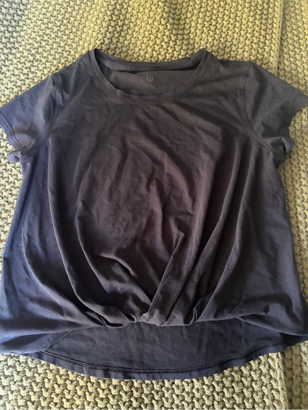 lululemon athletica Short Sleeve Twist-Front Top 2